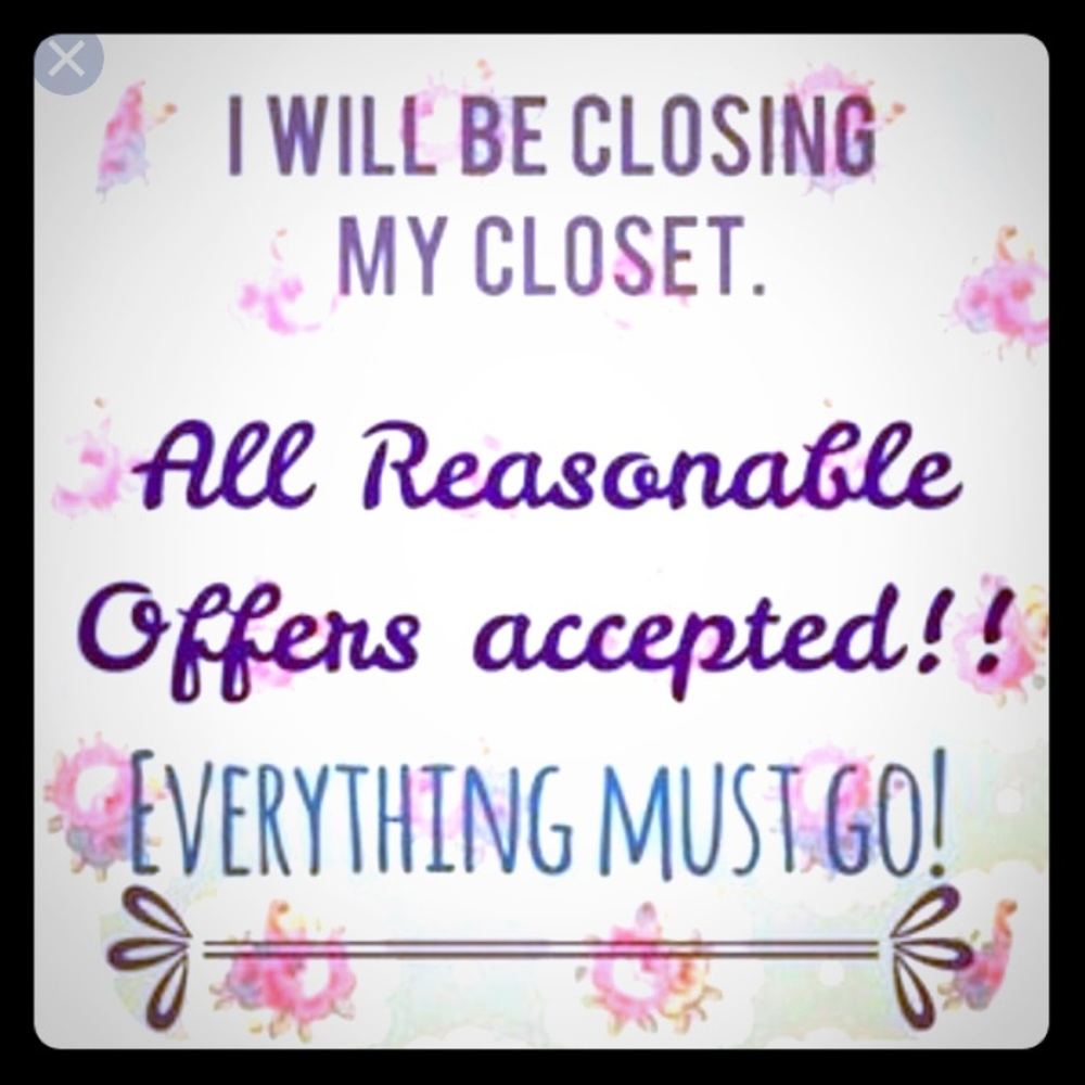 CLOSET CLOSING SOON!!!